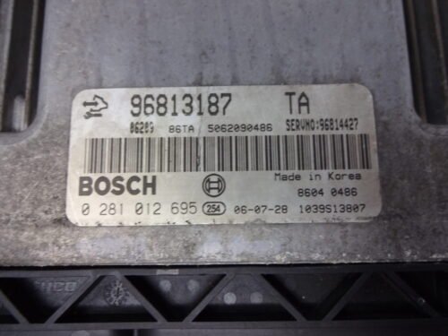Centralita del motor Chevrolet Captiva 0281012695 96813187 96813187TA