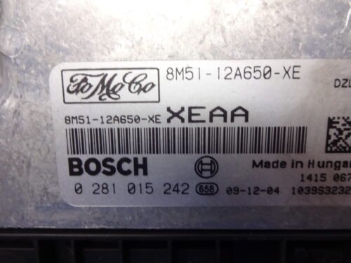 Centralita del motor  Ford XEAA 8M5112A650XE 8M51-12A650-XE 0281015242