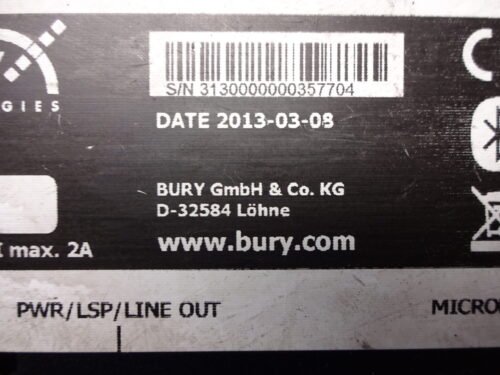 BORY TECHNOLOGIES  HW:158105 SW:19 D-32584