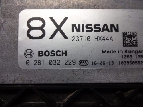 Centralita del motor Nissan X Trial  0281032229 23710HX44A 23710 HX44A 8X