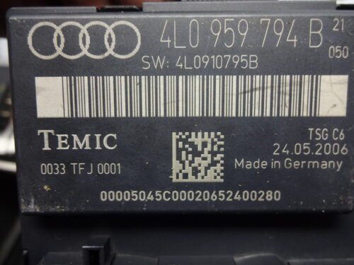Unidad de control de la puerta Audi Q7 4L0959794B 4LO959794B 4L0910795B