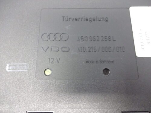 Controlador Confort  Audi A6 4B0962258L 4BO962258L 410215006010