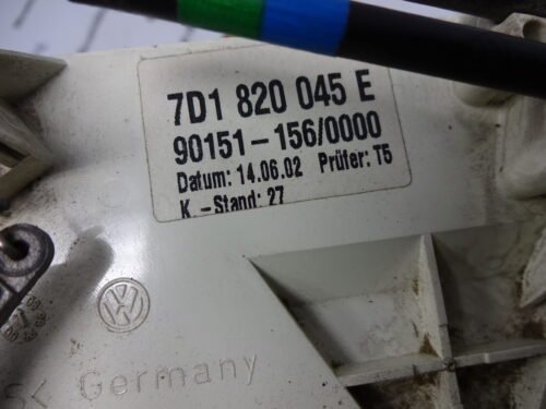 Control de la calefacción  VW T4 7D1819045L 7D1819045 901511520000 90151-152/0000