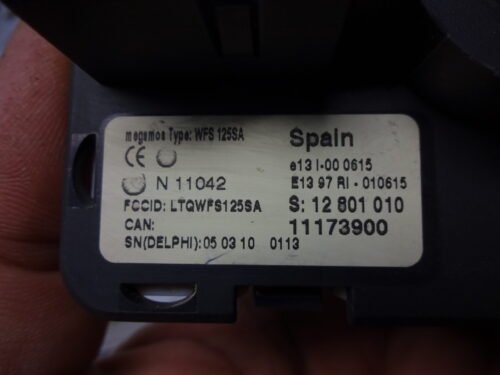 Unidad de control Control unit SAAB 11173900 S:12801010