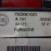 Interruptor de emergencia  Fiat Ducato Citroen Peugeot FURGONE 7353061020 A131