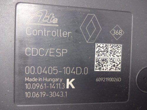 ABS Renault Megane 476608247R--LV 95CT2AAY2 10021203404 000405104D0 10096114113K