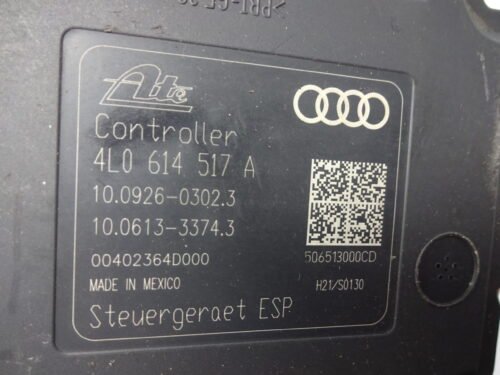 4L0614517A 4L0 614 517 A 10092603023 4LO614517A 10021200184 ABS AUDI Q7 4L0614517A 4L0 614 517 A 10092603023 4LO614517A 10021200184
