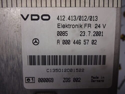 Centralita Mercedes-Benz Atego  A0004465702 412413012013