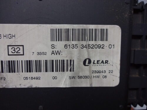 Unidad de control  BMW Mini Cooper  6135345209201 6135 3452092-01