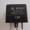 Relé Relais Rele  Relay VOLVO OPEL 20210032 WEHRLE