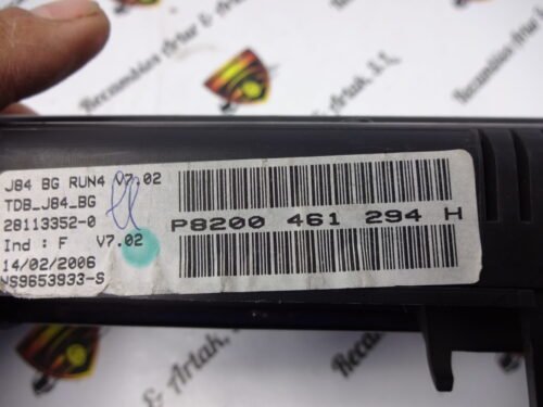 Cuadro de instrumentos  Renault Scenic P8200461294H  P8200 461 294 H 8200461294H
