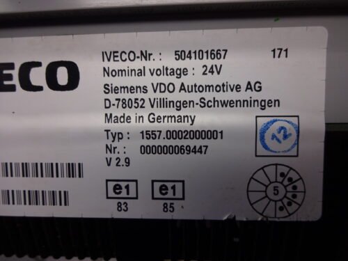 Cuadro de instrumentos IVECO STRALIS 504101667 15570002000001