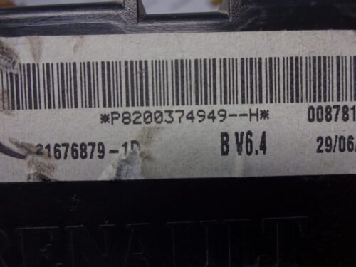 Modulo de control Renault Master UCH-N2 P8200374949-H  P8200374949H