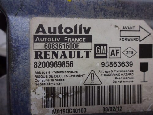 Unidad de control  Opel Renault  8200969856 8200969856AF 608361600E