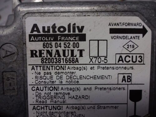 Unidad de control  RENAULT  NISSAN 8200381668A 605045200 AA ACU3