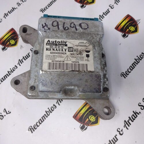 Unidad de control  RENAULT 8200435342A 605488200 AD