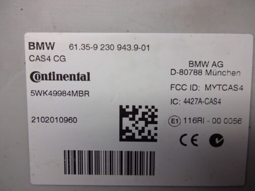 Unidad de control BMW 61.35-9230943.9-01 613592309439-01  61359230943901