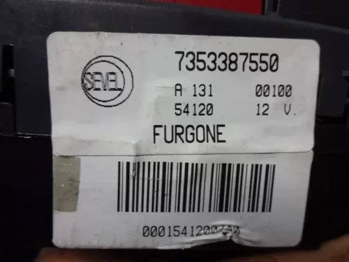 Interruptor de emergencia  Fiat Ducato Citroen Peugeot FURGONE 7353387550 A131