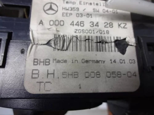 Clima panel de control Mercedes Sprinter A0004463428KZ 0004463428KZ A0004463428 KZ 5HB008058-04