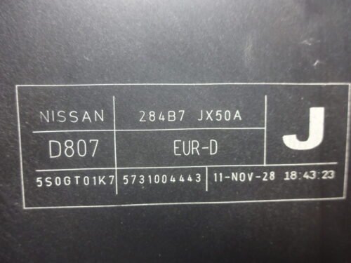 NV200 284B7JX50A 284B7 JX50A Caja de fusibles Nissan NV200 284B7JX50A 284B7 JX50A