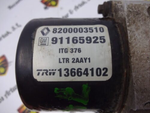 ABS  Renault  8200003510 91165925 13664102 54084659A 13509005 13664105