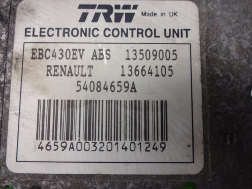ABS  Renault  8200003510 91165925 13664102 54084659A 13509005 13664105