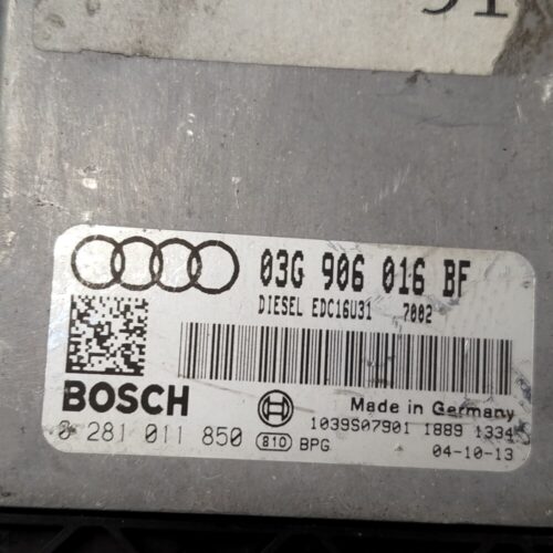 IMG_20260604_133637 Centralita del motor AUDI A6 0281011850 03G906016BF 03G 906 016 BF