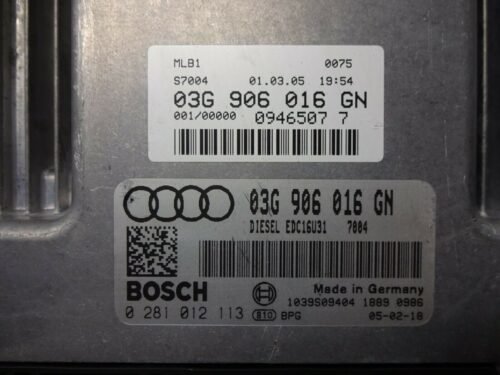 Centralita del motor Audi 0281012113 03G906016GN 03G 906 016 GN
