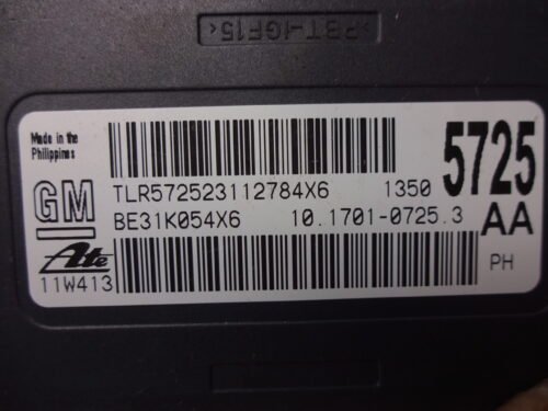 Sensor de guiñada OPEL 13505725 13505725AA 10170107253