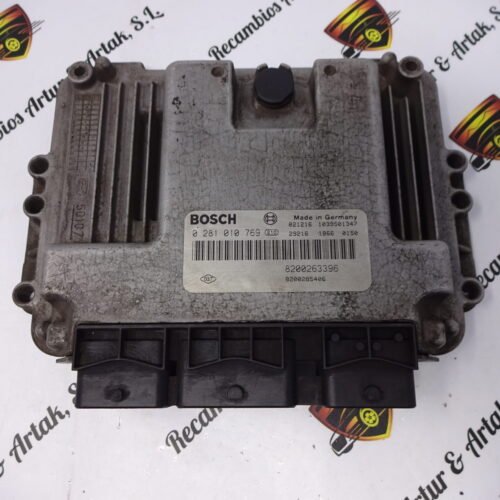 Centralita del motor  Renault megane 0281010769 8200263396 8200285406