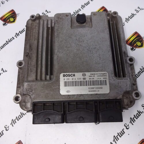 Centralita del motor  Renault 0281014646 8200726880 8200905110