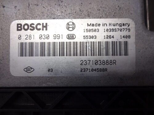 Centralita del motor Opel Vivaro Renault Trafic 0281030991 237103888R 237104588R