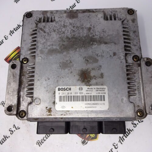 Centralita del motor  Renault Scenic  0281010189 8200091416 8200095422
