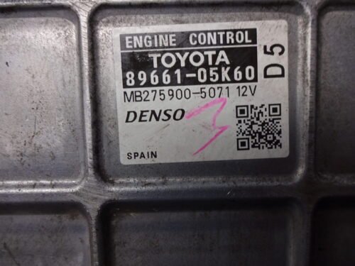 Centralita del motor Toyota AVENSIS 8966105K60 89661-05K60 MB275900-5071
