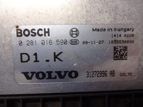 Centralita del motor Volvo 0281016590 D1-K 31272996AB