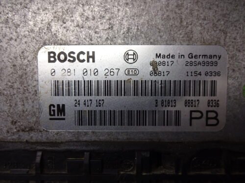 Centralita del motor  OPEL Astra 0281010267 24417167
