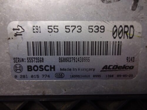 Centralita del motor OPEL Insignia 0281015774 55573539 55573560 00RD