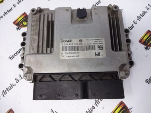 Centralita del motor  Honda Civic 0281012660 9SI52803060527 37820RSRR15