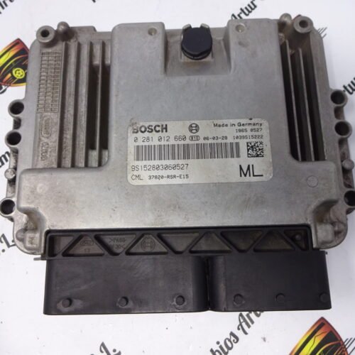 Centralita del motor  Honda Civic 0281012660 9SI52803060527 37820RSRR15