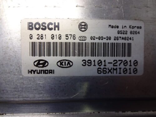 Centralita del motor  Hyundai Elantra 0281010576 3910127010 391010-27010