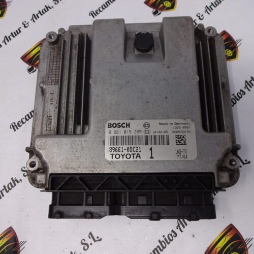 Centralita del motor  TOYOTA YARIS 0281015385 896610DC21 89661-0DC21