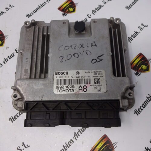 Centralita del motor  Toyota Corolla 0281011731 8966102A80 89661-02A80