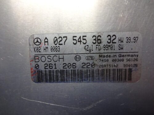 0261206220 A0275453632 Centralita del motor Mercedes-Benz SLK R170 0261206220 A0275453632