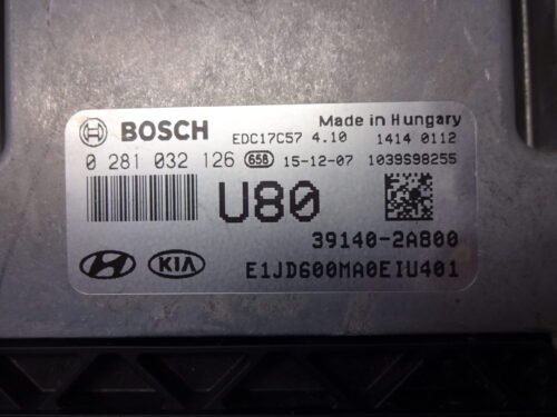 Centralita del motor  KIA CEED 0281032126 39140-2A800 391402A800 EDC17C57