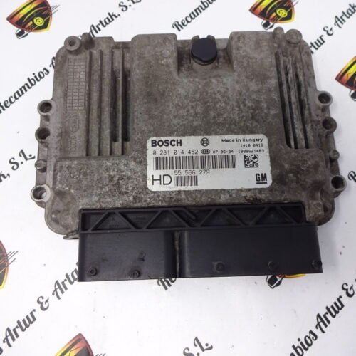 Centralita del motor OPEL Zafira 0281014452 55566279 55566279HD