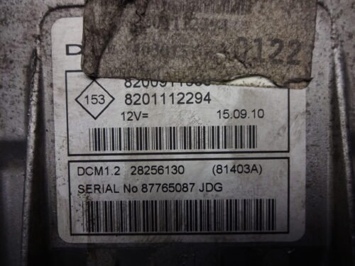 Centralita del motor  RENAULT 8200911560 8201112294