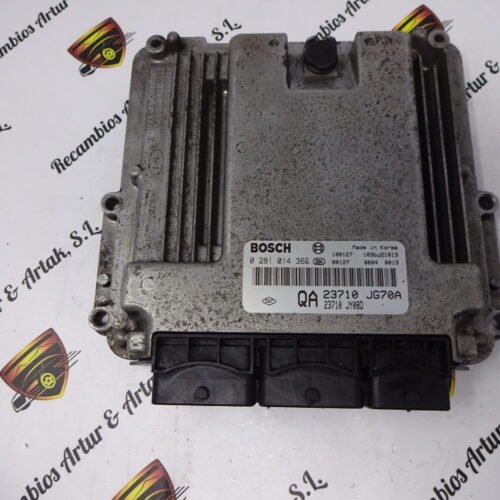Centralita del motor Nissan RENAULT KOLEOS  0281014360 23710JG70A 23710JY08D