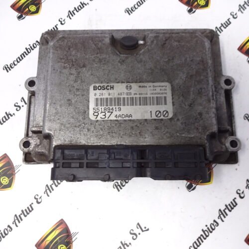 Centralita del motor  Alfa Romeo 147 0281011487 1039S03876 55189419  937