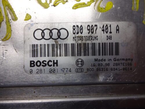 Centralita del motor  AUDI A4 B5 0281001774 8D0904401A 8DO904401A
