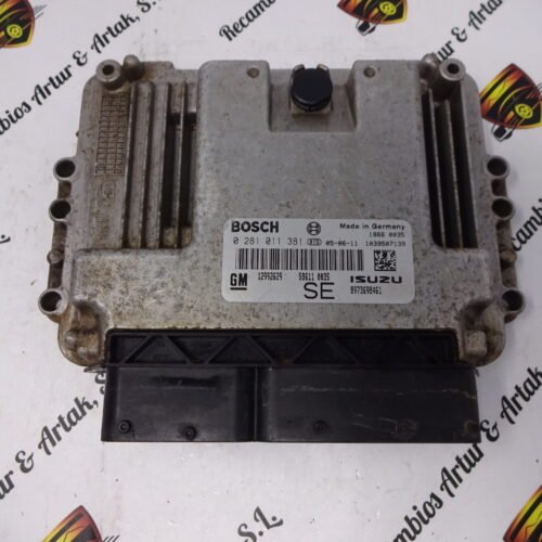 Centralita del motor OPEL Astra H Zafira B 0281011381 12992629 SE 12992629SE